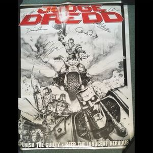 Judge Dredd movie video poster Sylvester Stallone
